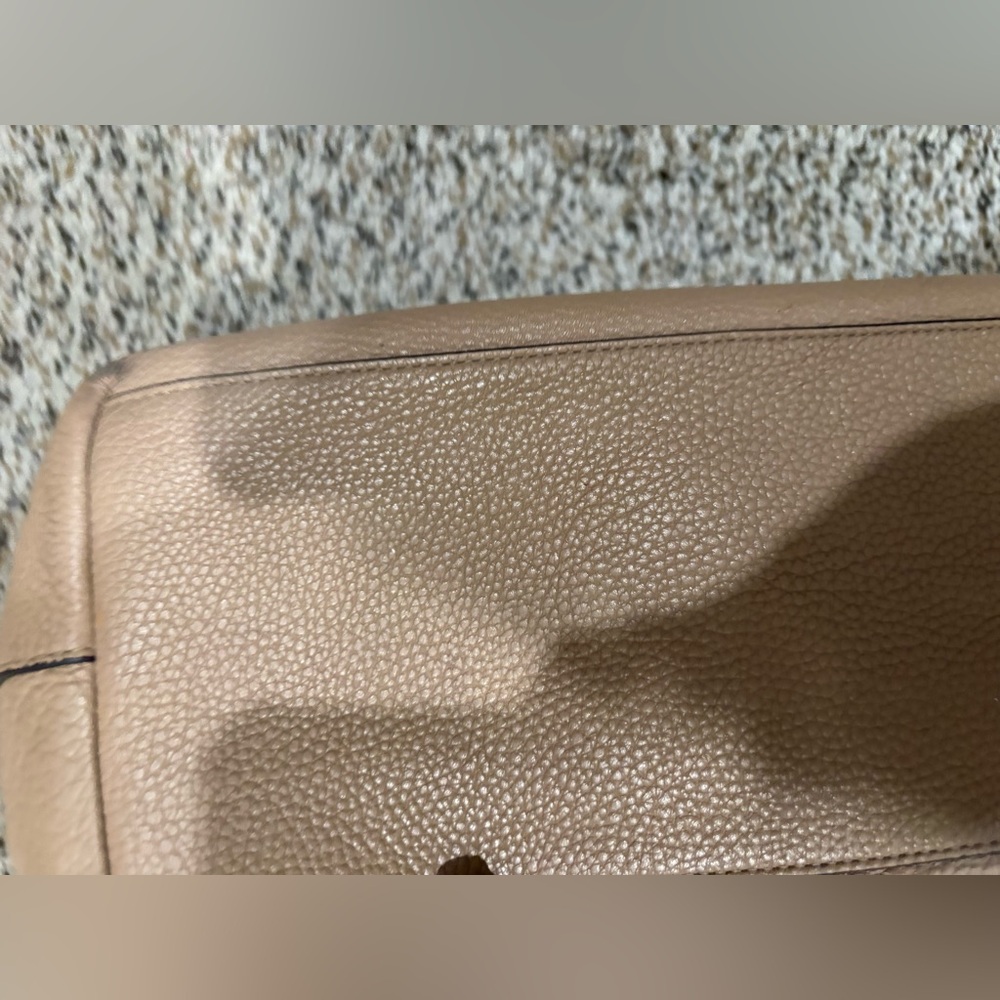 Coach Taylor Tan Leather Tote Bag - Picture 8 of 12